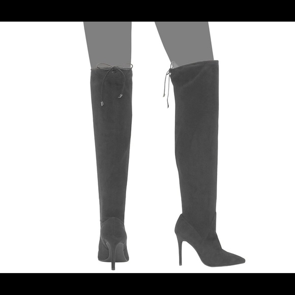 jessica simpson black over the knee boots